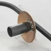 Стеклянная потолочная люстра Chilton LSP-8410 форма шар цвет янтарь Lussole