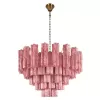 Стеклянная подвесная люстра Murano 10580/800 Pink Loft It