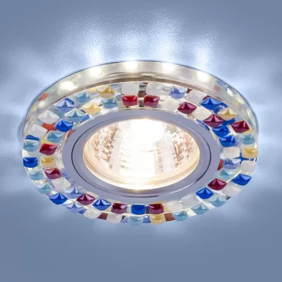 Точечный светильник 2194-2195 2195 MR16 SL/MLT зеркальный/мульти Elektrostandard Точечный светильник 2194-2195 2195 MR16 SL/MLT зеркальный/мульти Elektrostandard