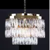 Хрустальная подвесная люстра 10120 10125/C gold прозрачная Newport Хрустальная подвесная люстра 10120 10125/C gold прозрачная Newport