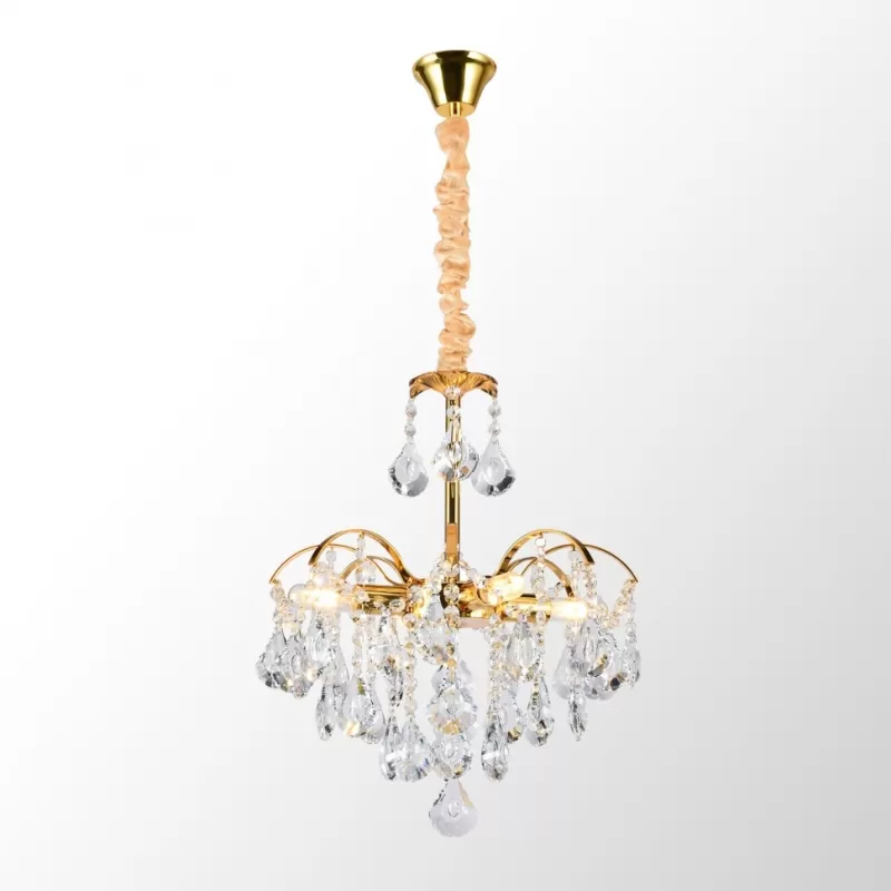 Хрустальная подвесная люстра Presidio LSP-6016 прозрачная Lussole Хрустальная подвесная люстра Presidio LSP-6016 прозрачная Lussole