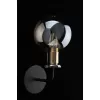Стеклянное бра Rozet APL.902.01.01 форма шар серое Aployt