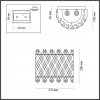 Хрустальный настенный светильник Selva 4796/2W прозрачный Odeon Light