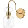 Стеклянное бра Gloss 1141/1A Clear прозрачное цилиндр Escada