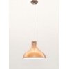 Подвесной светильник Corrado LDP 7426 MD конус коричневый Lumina Deco