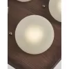 Стеклянный потолочный светильник SS1N 000067500 форма шар белый