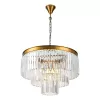 Хрустальная подвесная люстра Triumph 7383/8P BR прозрачная iLamp Хрустальная подвесная люстра Triumph 7383/8P BR прозрачная iLamp