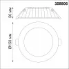 Точечный светильник Gesso 358806 Novotech