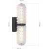 Стеклянный настенный светильник Saguaro SL6144.401.01 прозрачный ST Luce