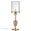 Стеклянный интерьерная настольная лампа Terra 5414/1TA прозрачный цилиндр Odeon Light