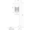 Наземный светильник Ombra 35179/S черный цилиндр Elektrostandard