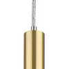 Подвесной светильник Tubo LT7472332 цилиндр цвет золото Lightstar