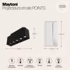 Трековый светильник Points TR014-2-10W4K-B черный Maytoni