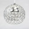 Хрустальный подвесной светильник Бриз 111012201 форма шар прозрачный MW-Light