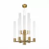 Стеклянная подвесная люстра Terni SL1229.303.09 прозрачная цилиндр ST Luce