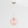 Стеклянный подвесной светильник Томми CL102625 форма шар Citilux
