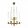 Стеклянная подвесная люстра Terni SL1229.303.09 цилиндр прозрачная ST Luce