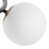 Стеклянная подвесная люстра Croco 815397 форма шар белая Lightstar