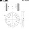 Стеклянный потолочный светильник Delight SL1516.302.06 белый цилиндр ST Luce