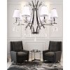 Подвесной светильник Glamour LDP 66247-8 WT+CHR белый конус Lumina Deco