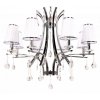 Подвесной светильник Glamour LDP 66247-8 WT+CHR белый конус Lumina Deco