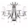 Подвесной светильник Glamour LDP 66247-8 WT+CHR конус белый Lumina Deco