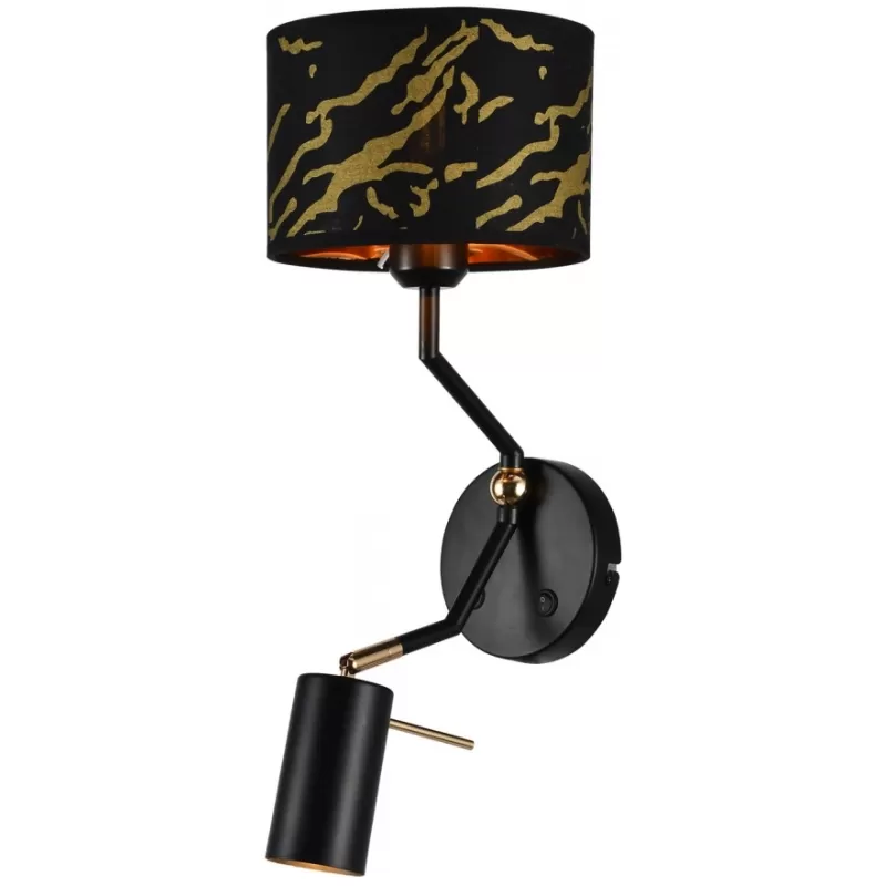 Бра Sabine LSP-6033 черное цилиндр Lussole Бра Sabine LSP-6033 черное цилиндр Lussole