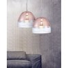 Стеклянный подвесной светильник Arteni LDP 1214 R.GD конус прозрачный Lumina Deco