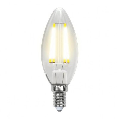 Лампочка светодиодная  LED-C35-7,5W/WW/E14/CL GLA01TR картон Uniel