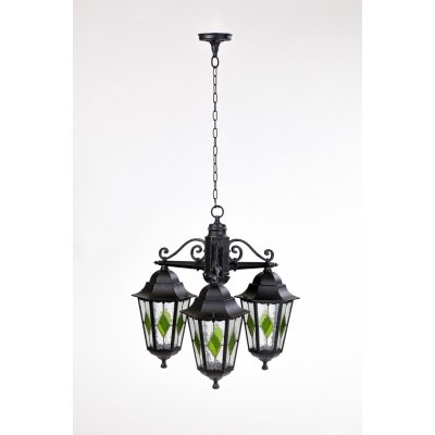 Уличный светильник подвесной PETERSBURG lead GLASS 79870lg/3 Bl Oasis Light