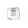 Хрустальная потолочная люстра 1095 1095-1CL куб прозрачная