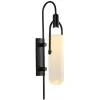 Стеклянное бра Arc Well B6066W/S black/white цилиндр белое DeLight Collection