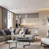 Стеклянный торшер Caramella 5416/68FL круглый Odeon Light