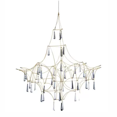 Подвесная люстра Lucciola MD18001068-1E matt gold DeLight Collection