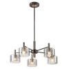 Стеклянная потолочная люстра Elan CL241151 цилиндр Citilux