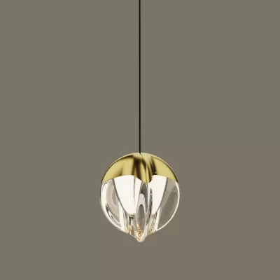 Светодиодный подвесной светильник MD24001033 MD24001033-1A gold/clear DeLight Collection