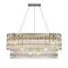 Хрустальная подвесная люстра Magnitudo 4715-12U прозрачная Favourite