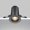 Точечный светильник Focus Led DL125-L12-3K-B цилиндр черный Maytoni