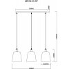 Подвесной светильник Madina MR1410-3P черный