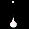 Подвесной светильник Foggi LDP 7712-B WT конус белый Lumina Deco