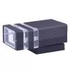 Настенный светильник уличный  UUL-S17A 60W/E27 IP65 BLACK прозрачный Uniel