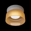 Стеклянный потолочный светильник Totem 10466 Amber matte цвет янтарь цилиндр Loft It