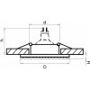 Стеклянный точечный светильник Miriade 011914 Lightstar