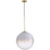 Стеклянный подвесной светильник Cassius SL1190.223.01 форма шар белый ST Luce