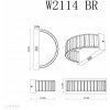 Хрустальный настенный светильник Woodstock W2114 BR прозрачный iLedex