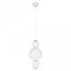 Стеклянный подвесной светильник Pearls 10205/A форма шар белый Loft It