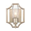 Стеклянное бра Elsa VL4214W01 прозрачное цилиндр Vele Luce