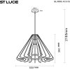 Подвесной светильник Sentito SL3002.413.01 серый конус ST Luce
