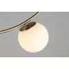 Стеклянный подвесной светильник Acciano OML-94903-03 форма шар белый Omnilux
