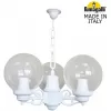 Уличный светильник подвесной GLOBE 250 G25.120.S30.WXF1R форма шар прозрачный Fumagalli